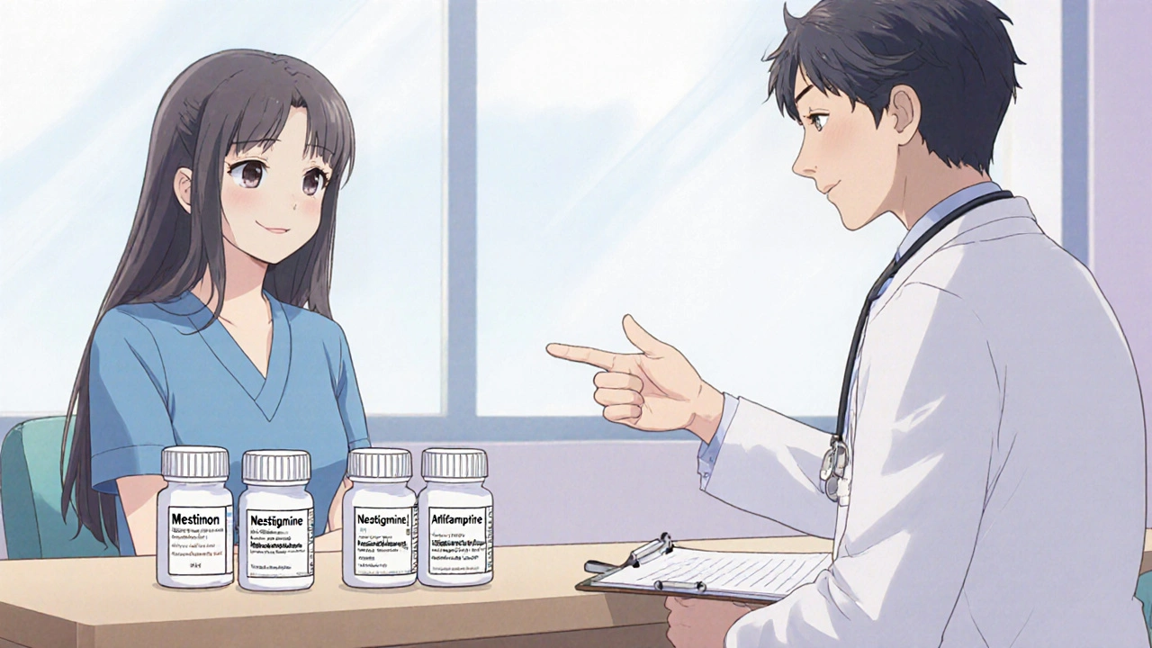 Mestinon (Pyridostigmine) vs Alternatives: Detailed Comparison Guide