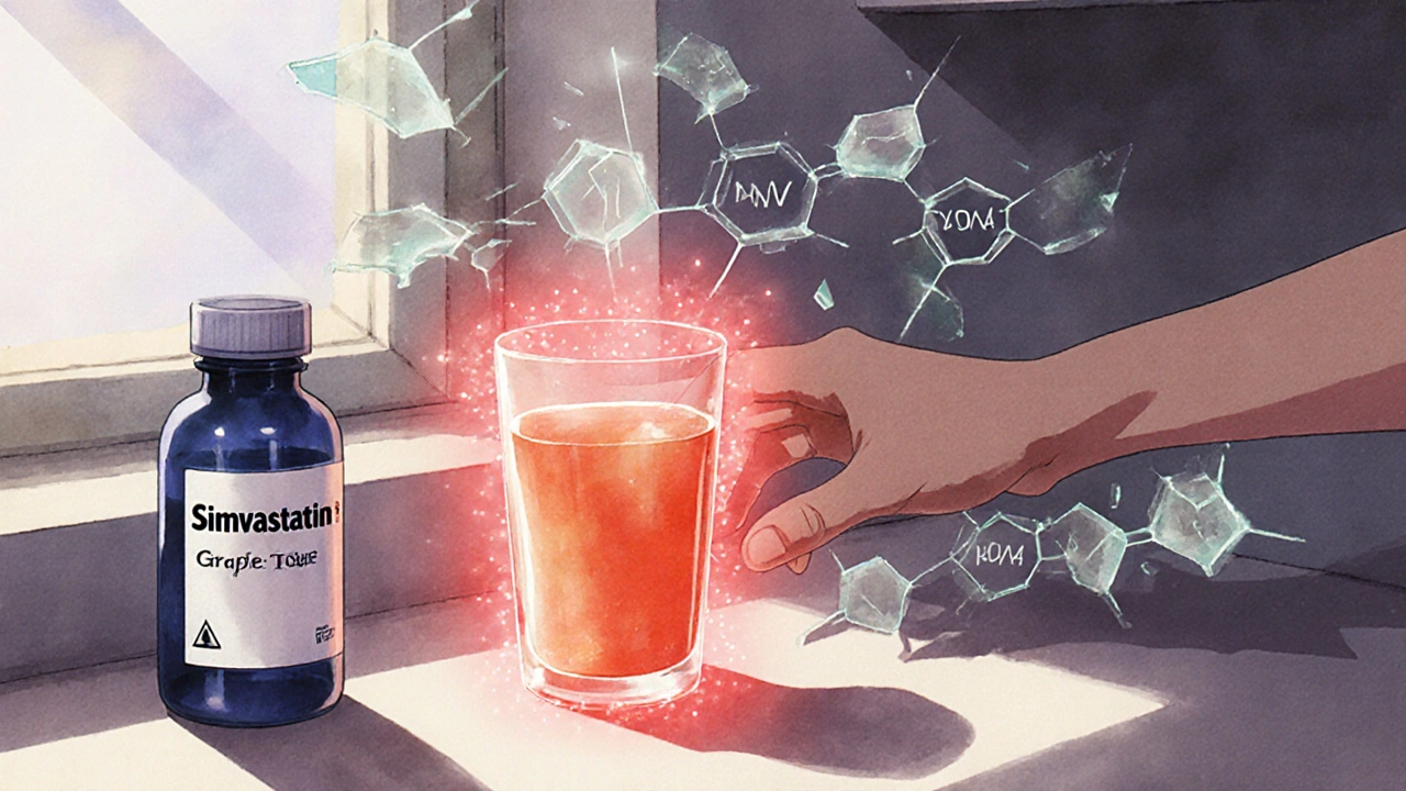 Grapefruit and Statins: What You Need to Know About Dangerous Interactions