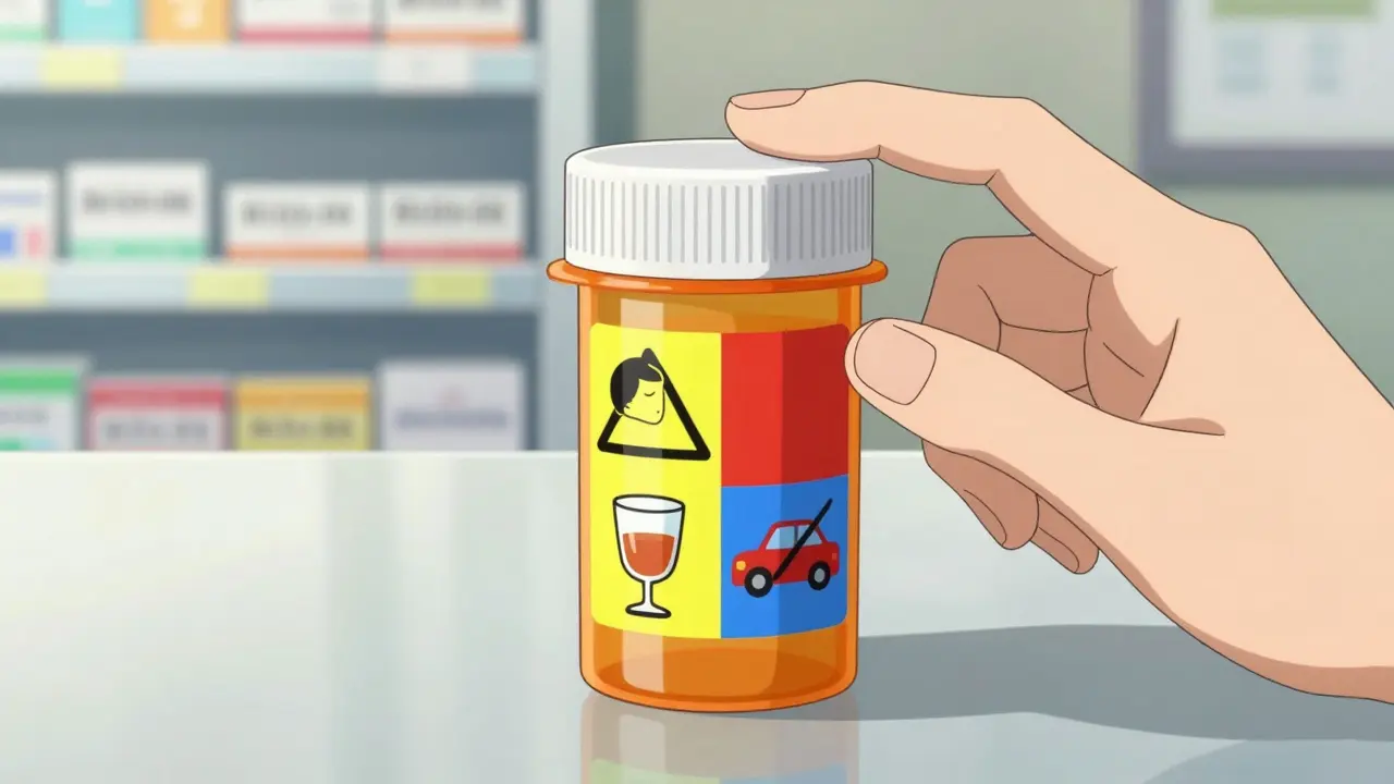 Understanding Pharmacy Warning Icons on Medication Labels